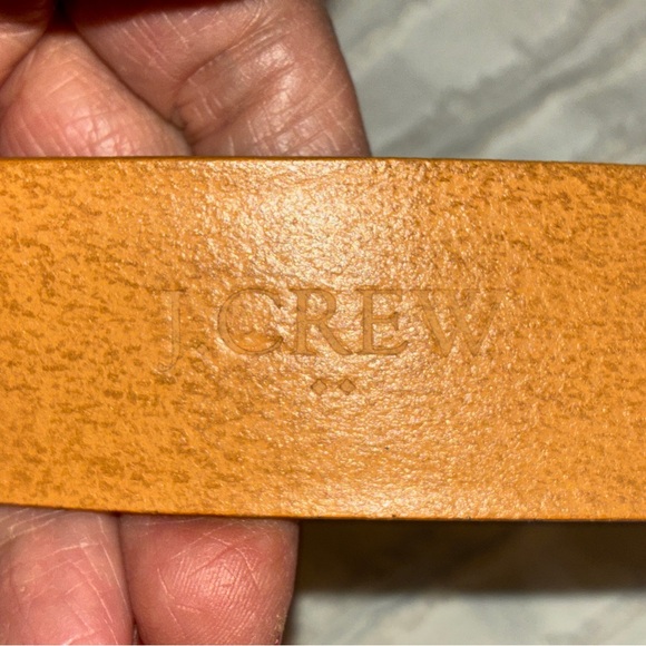 J. Crew Camel Leather Belt with Gold Buckle Sz L/XL - Picture 5 of 11
